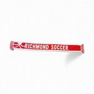University of Richmond Spiders Red White SOCCER SCARF Carry The Flag 60" x 6.5"